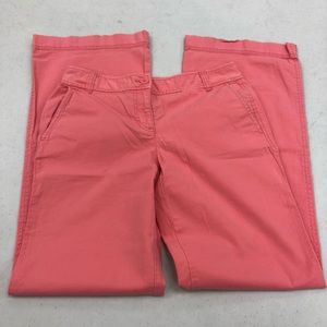 LOFT Chino Career Casual Khaki Style Pants Flare 0